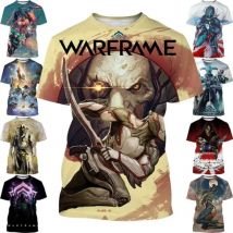 Spiel War frame 3d gedruckt T-Shirt Herren Sommer Rundhals Mode Kurzarm Hip Hop Harajuku lässig Cosplay Herren bekleidung