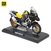 MSZ CCA 1:12 BMW R1250GS S1000R with base alloy die-cast car motorcycle model, toy gift giving, die-cast static motorcycle model