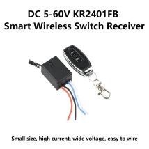 KR2401FB Smart Wireless Switch Receiver DC 5-60V 10A 433MHz RF Wireless Relay Remote Switch