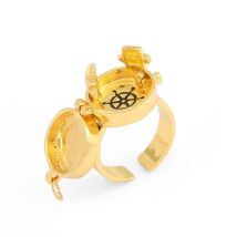 Trend BFF Ring For Teen Cute Anime Aesthetic Couple Opening Ring For Woman Man Jewelry Close Friend Birthday New Party Gift