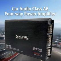 Amplificador de Audio para coche de alta potencia, Clase AB, RMS, 4x80W, cuatro canales, DC 12V, estéreo