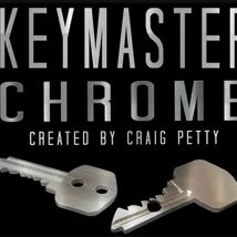 KEYMASTER CHROM, hergestellt von Craig, kleiner Zaubertrick, Magier, Nahaufnahme, Illusion, Magia, Gimmick, Requisite, Mentalismus, Comedy Street