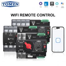 TOMZN WIFI Inteligentny Przełącznik Automatyczny ATS 2P 3P 4P 230V AC Podwójne Zasilanie Bezprzerwowe Zdalne Sterowanie 63A 100A 125A eWelink