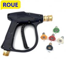 Per pistola Karcher Pulitore per idropulitrice ad alta pressione Pistole ad acqua 1/4 "Quido con cannone in schiuma Pistola per pulizia auto per Parkside Lavor Bosch