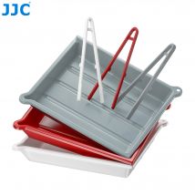 JJC Darkroom Print Film Developing Photo Tray Set with Print Developing Tongs Large Photo Processing Tray Darkroom Accessories