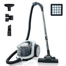 Aspirapolvere a contenitore VacniQ 899W – Senza sacco, HEPA, 2,5 litri, leggero per tappeti e pavimenti