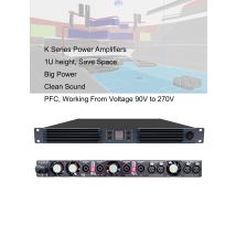 1U 4 Channels Digital Power Amplifier 10000 Watts Class D With LCD Screen Professional Audio Amplifiers