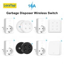 Drahtlose Korea EU Stecker Outlet Buchse für Lebensmittel Abfall Mühle Müll Entsorger Fernbedienung Timer Luft Schalter Ersetzen Kein Rohr
