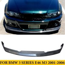 Für BMW 3er E46 M3 2001-2006 Carbon Fiber Front Bumper Lip Spoiler Auto Styling