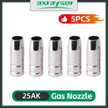 TB25 MB25 25AK TB MB 25 Contatto ugello Copertura di protezione gas airless MIG MAG GMAW Torcia di saldatura Parte Ugello di saldatura