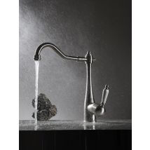 BECOLA Brushed Nickle Kitchen Faucet Swivel Sink Mixer Brass Hot And Cold Water Tap G-8054