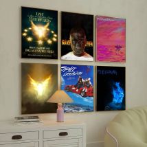 Pop Hip Hop Rapper Santan D-dave Music Album Poster Suitable For Home Living Room Bedroom Office Bar Wall Decoration Sticker