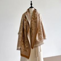 2025, neuer eleganter Damen-Jacquard-Pashmina-Kaschmirschal, Winter, dicke Wärme, zweiseitiger Schal, kältebeständig, winddicht, Deckenschal
