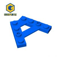 Gobricks 10PCS 15706 Plate Special 4 Stud 45° Angle Plate Building Blocks Parts MOC DIY Education Build Toys Brick