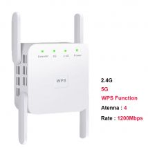 WLAN-Repeater 5GHz WLAN-Extender 1200 MBit/s Langstrecken signal Wi-Fi-Verstärker Router Wi-Fi-Booster 2,4g WLAN-Repiter