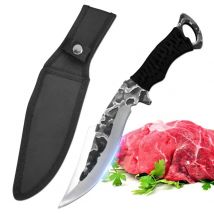 Handgeschmiedete Klinge Metzger Ausbeinmesser Hackmesser Fleisch Hacken Gemüse Küchenmesser Schneiden Obst Fisch Filetiermesser Chef Tools