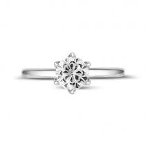 Ring aus 316L-Edelstahl mit 6 mm AAA+ CZ-Stein, funkelnder Ehering für Männer und Frauen, alltäglicher Modeschmuck, Geschenk, günstige Artikel