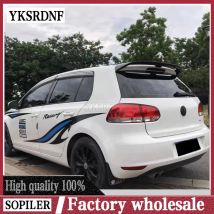 Für volkswagen golf 6 spoiler 2013-2018 modell golf 6 licht hochwertiges abs material auto heckflügel primer farb spoiler