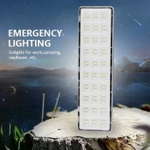 Lampada di emergenza ricaricabile 30LED dimmerabile a 2 modalità Luci di riparazione notturne per esterni Lanterna da campeggio portatile per uso interruzione di corrente