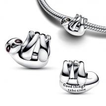 Śliczne wiszące leniwiec urok Fit oryginalna bransoletka Pan DIY damska biżuteria na prezent słodkie zwierzęta koraliki 2024 nowości