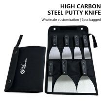 4/7pcs Putty Knife Set With Bag Scraper Blade 1" 1.5" 2-5" Wall Shovel High Carbon Steel Construction Tool Plastering Knife
