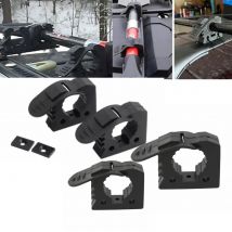 Morsetto in gomma Supporto per pala Staffa di montaggio con morsetto a sgancio rapido per veicoli fuoristrada Rimorchio per camion da caccia Diametro 30-40 mm