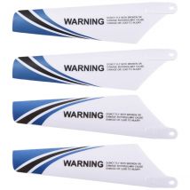 Syma 4 stücke ersatz blätter für hubschrauber rotor rc s107, blau