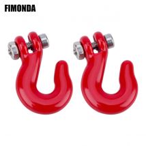 Gancio per verricello in metallo Gancio per rimorchio Corda per auto RC in scala 1/10 SCX10 TRX4 D90 TF2 CC01 YK Tamiya LCG Accessori per simulazione telaio