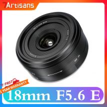 7artisans 18mm F5.6 Full Frame Cookie Obiettivo grandangolare con apertura a fuoco fisso per fotografia umana Sony E-mount ZVE10