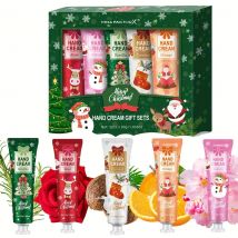 Regalo di Natale Set crema per le mani da 5/scatola, texture crema, confezione da viaggio crema per le mani, idratante durevole-30 g/pezzo regalo per le donne