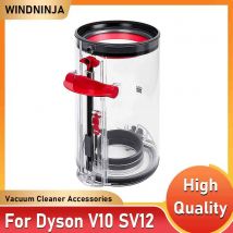 Sostituzione del contenitore della polvere di grandi dimensioni per Dyson V10 SV12 Versione USA Aspirapolvere Contenitore del contenitore Accessori per secchio della polvere