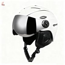Casco da sci MOON con visiera Occhiali modellati Sport all'aria aperta Snowboard Sci Casco da skateboard Attrezzatura da sci