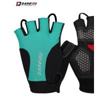 DAREVIE MTB Cycling Gloves Gel Padded Shockproof Breathable Half Finger Cycling Gloves Quick Off Thumb Sweat Wiper Bike Gloves