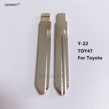 10 Stück Y-22 #   TOY47 Y22 Metall Uncut Blank Flip Remote Key Blade Für Toyota Corolla für keydiy KD VVDI remote key