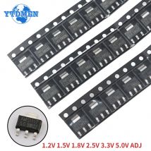 Kit regolatore di tensione da 70 pezzi AMS1117 SOT-223 AMS1117-3.3V AMS1117-ADJ AMS1117-5.0V AMS1117-2.5V AMS1117-1.8V AMS1117-1.5V 1.2V-5V
