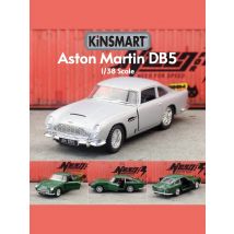 KiNSMART Toy Car Model 1/38 Aston Martin DB5 Classical Super Sport Diecast Miniature Pull Back Vehicle Collection Gift Kid Boy