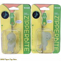 Original Smiski Series Noctilucent Zipper Ornament Green Doll Action Figure Decoration Desktop Model Toy Collect Christmas Gift