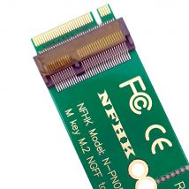 M.2 M-Taste zu A + E-Taste NGFF-Steckplatz WIFI Wireless-Netzwerkkarte M2 NGFF PCI Express zu E-Tastensteckplatz-Adapter