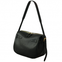 Genuine Leather Fashion Crossbody Bags For Women Luxury Black Cowhide Handbag Detchable And Adjustable Shoulder Strap