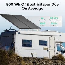 WERCHTAY 12V 200W/400W Monokrystaliczny Panel Słoneczny Moduł Off Grid PV Energia Słoneczna Do Pojazdów, Kamperów, Kempingu, Łodzi, Szopy, Gospodarstwa Rolnego