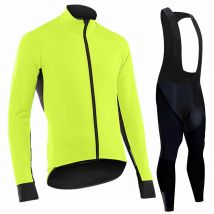 Spanien Herren Rad trikot Langarm Set MTB Fahrrad Kleidung Maillot Ropa Ciclismo Hombre Fahrrad tragen 19d Gel Träger hose