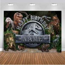 Mehofond Tierwelt-Dinosaurier-Hintergrund für Fotografie, Baby-Jungen-Geburtstagsparty-Hintergrund, individuelle Hintergründe für Fotostudio