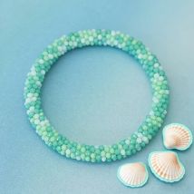 Böhmisches buntes Perlen-Frauen-Armband, 6 Farben, kleine Kristallperlen, süß, lässig, Strang-Armband, Party, Festival, Mädchen, Geschenk, Joias
