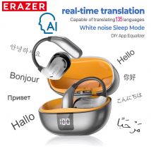 ERAZER XT66PRO auriculares Bluetooth ASMR auriculares DIY APP AI traductor auriculares inalámbricos 13 horas de pantalla de larga duración
