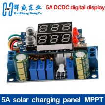 DC 6-36V 5A MPPT LED Digital Solar Panel Controller 12V 24V DC-DC Step Down Lade netzteil Modul CC CV Spannung Regler