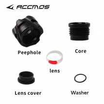 37/45 Degree Archery Peephole Peep Sight Diameter 5.9mm Enlarged Clarifier Lens 4x/6x/8x for Hunting Shooting Target Accessories