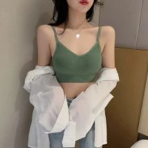 Explosiver Stil, großer U-Rücken, Kreuz, schöner Rücken, nahtloser Sling, mit Gewinde umwickelter Brust, Röhrenoberteil, lässiger Boden, Anti-emp für Damen