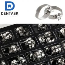 80PCS Dentale Ortodontico In Acciaio Inox Tubo Buccale 1st Molare con Fasce Roth/MBT 022 стомато elemгия ortodoncia