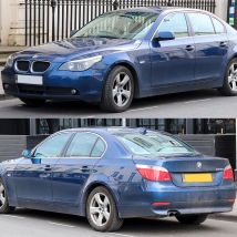 Für BMW 5 Series E60 2003-2010 520i 528i Magnetischer Autosonnenschutz Frontscheibenvorhang Rückseite Babyfenster Sonnenschutz Visier