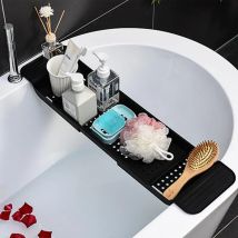 Ausziehbare Badewanne Regal Badewanne Regal versenkbare Badewanne Lager regal Bad Tablett Regal Wanne Handtuch Lagerung Regal Lagerung organisieren